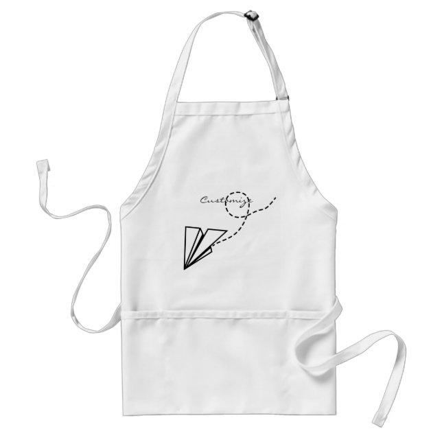 Paper Plane Flying Thunder_Cove  Standard Apron (Front)