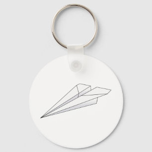 Paper Plane Keychain