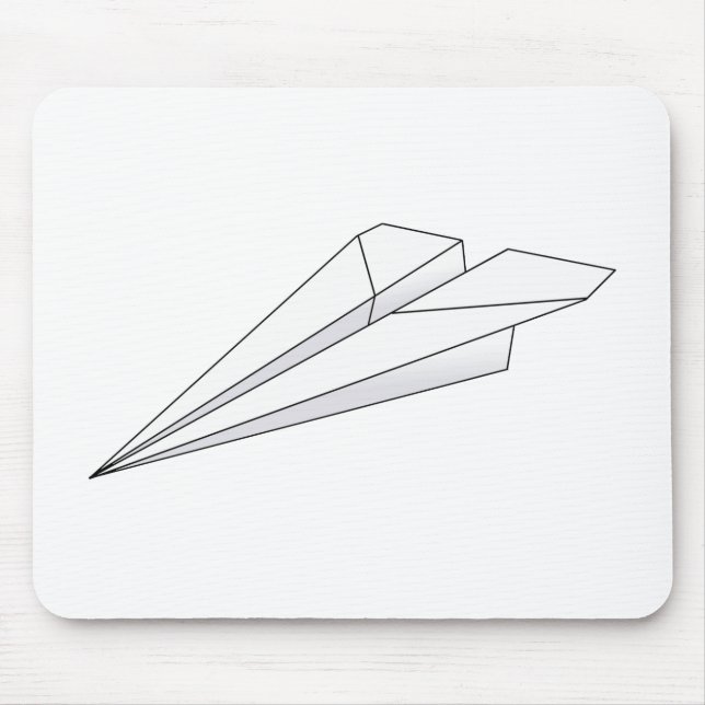 Paper Plane Mouse Pad (Front)