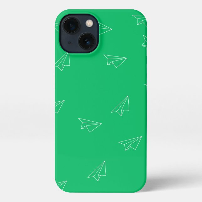Paper Plane Pattern Phone Case (Back)