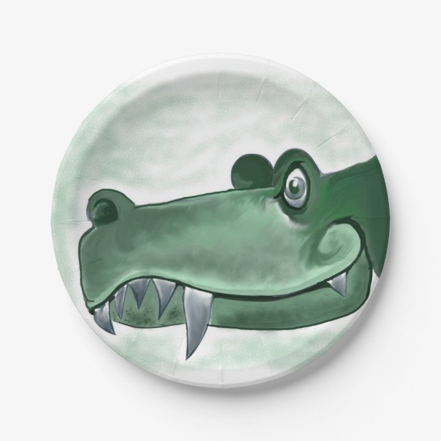 Paper Plate Alligator (Front)
