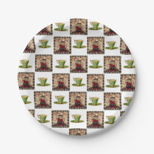 Paper Plate Breakfast Coffee