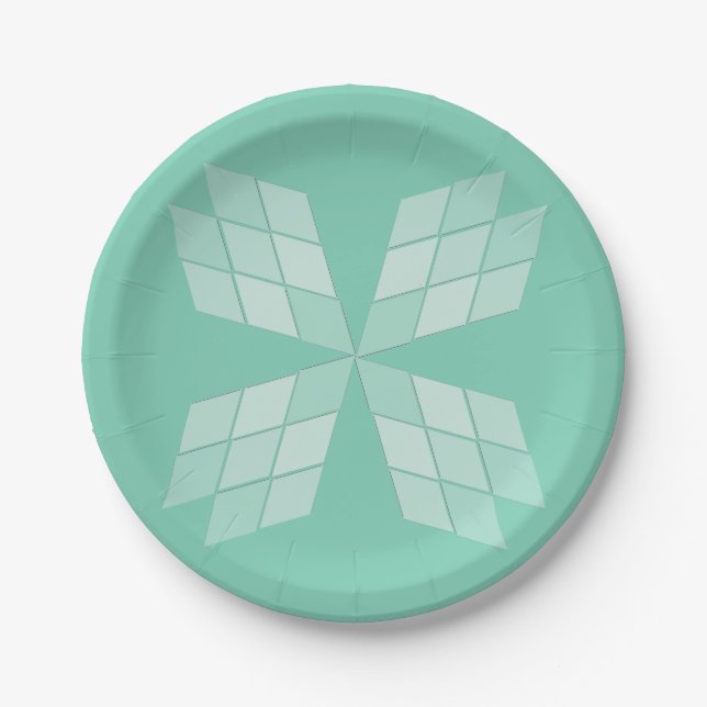 Paper Plate - Diamond Petals (Front)