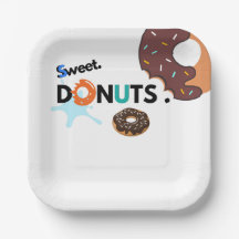 Paper Plate Doughnuts