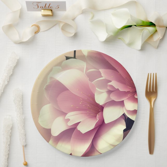 Paper Plate floral wedding/shower (Wedding)