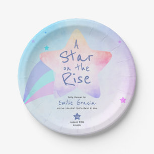 Paper Plate for Baby Shower Rising Star Theme