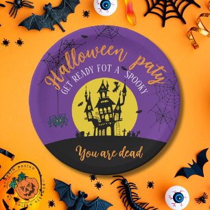 Paper plate  -  for Halloween 