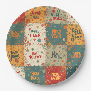Paper Plate for New Year party