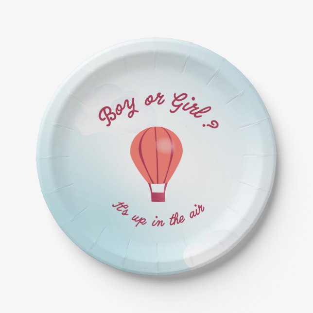 Paper Plate Hot air balloon (Front)