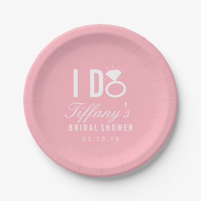 Paper Plate - I DO (Front)