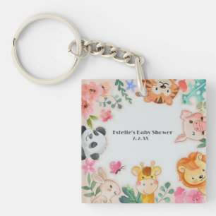 Paper Plate Keychain