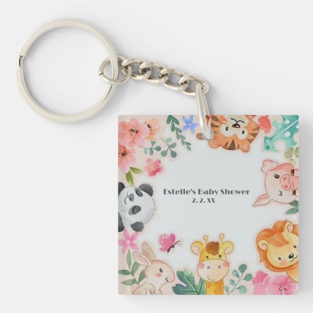 Paper Plate Keychain (Front)