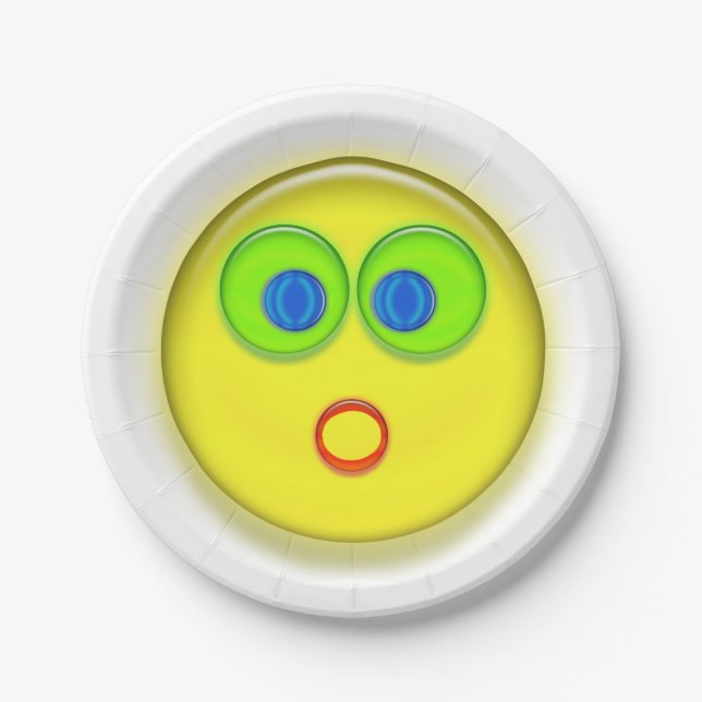 Paper Plate - Surprise Face (Front)