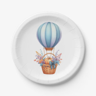 Paper Plate-Whimsical Autumn Baby Shower Plates. Paper Plate