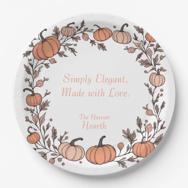 Paper Plate (White) (Front)