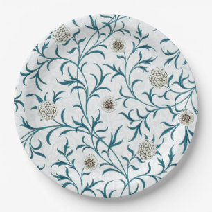 PAPER PLATE : WILLIAM MORRIS : FLORAL
