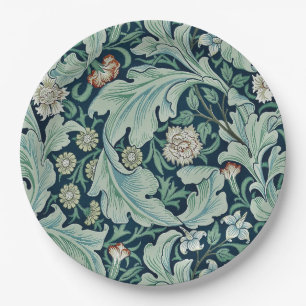 PAPER PLATE : WILLIAM MORRIS : FLORAL DESIGN
