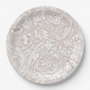 PAPER PLATE : WILLIAM MORRIS : FLORAL PATTERN
