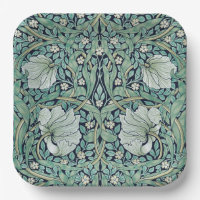 PAPER PLATE : WILLIAM MORRIS : PIMPERNEL