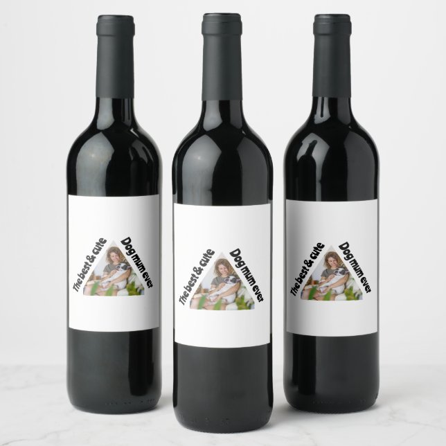 Paper Plate Wine Label (Bottles)