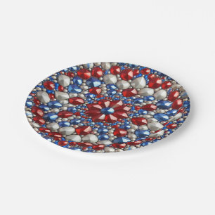 Paper plate with Netherlands Colours Design