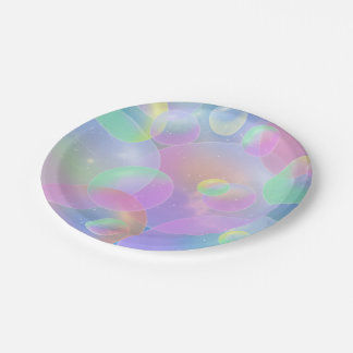 Paper Plates 7 "- Bubbles Design