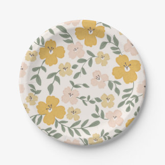 Paper Plates, 7" Round Paper Plate