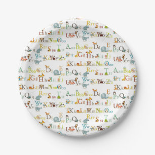 Paper Plates - Alphabet 