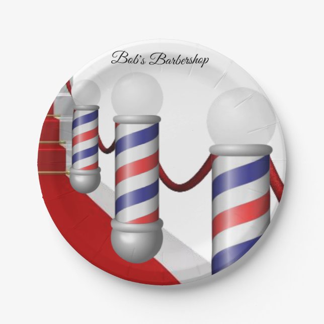 Paper Plates Barber Pole (Front)