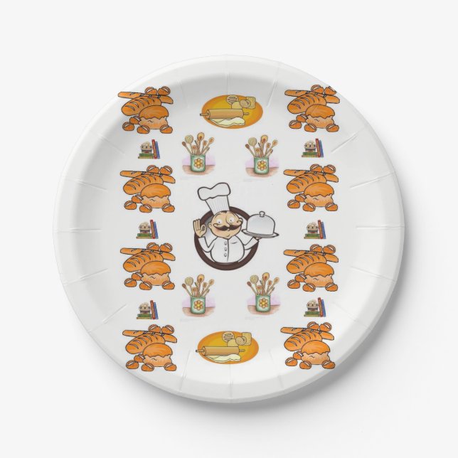 Paper plates Bread (Front)