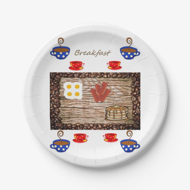 Paper plates Breakfast (Front)