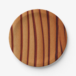 Paper Plates Burnt Rustic Orange