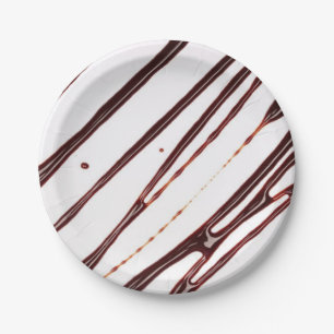 Paper Plates, Chocolate Fudge Plate