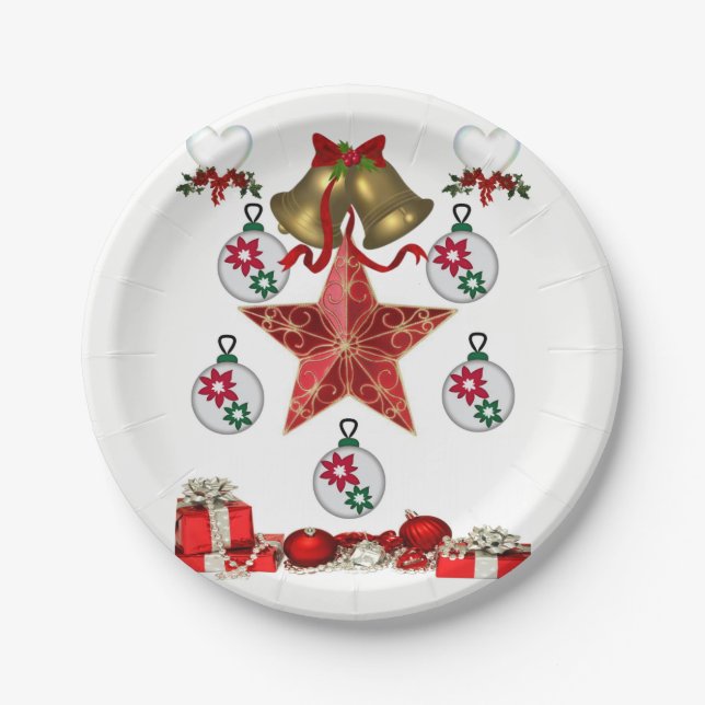 Paper plates Christmas (Front)