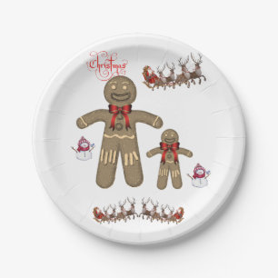Paper plates Christmas