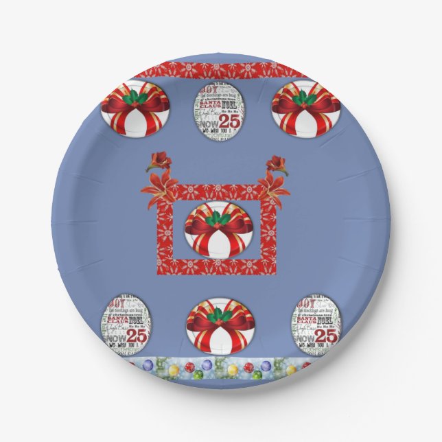 Paper plates Christmas (Front)