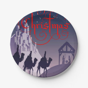 Paper plates Christmas