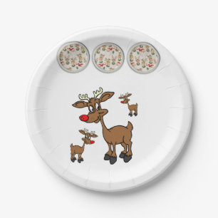 Paper plates Christmas