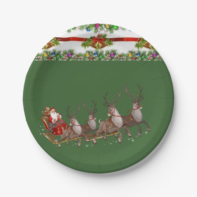 Paper plates Christmas (Front)