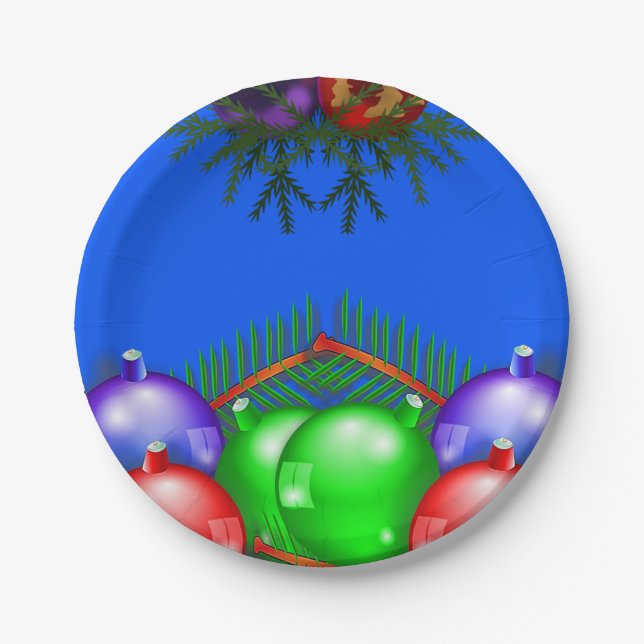 Paper plates Christmas (Front)