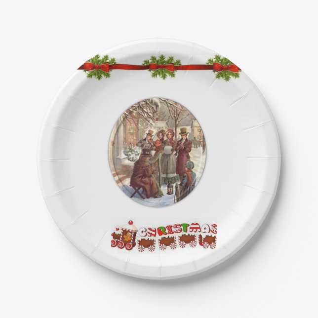 Paper plates Christmas (Front)