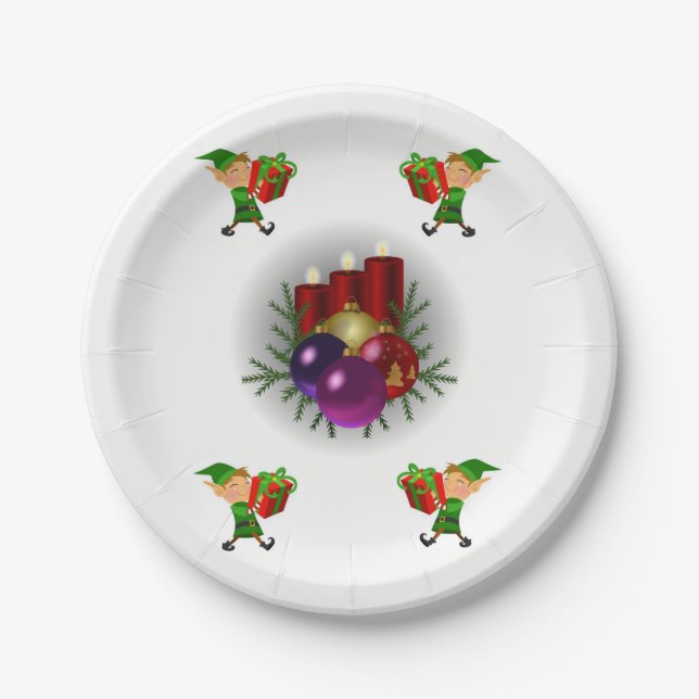 Paper plates Christmas (Front)
