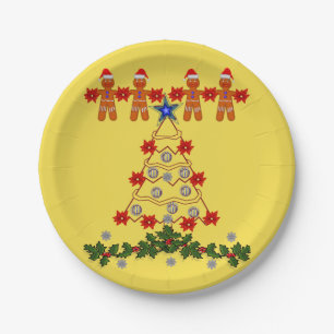 Paper plates Christmas