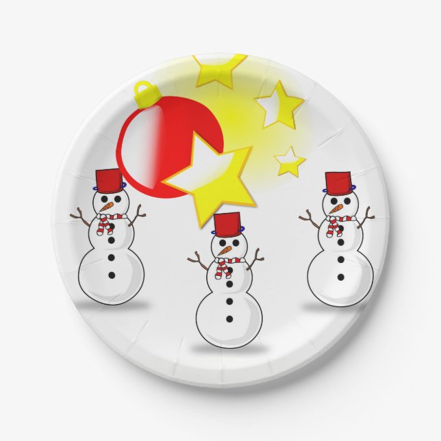 Paper plates Christmas (Front)