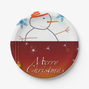 Paper plates Christmas