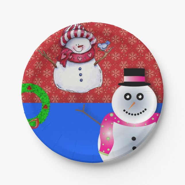 Paper plates Christmas (Front)