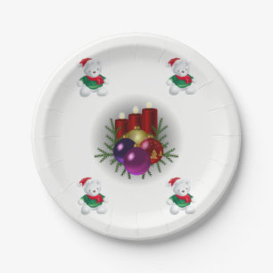 Paper plates Christmas