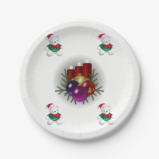 Paper plates Christmas (Front)