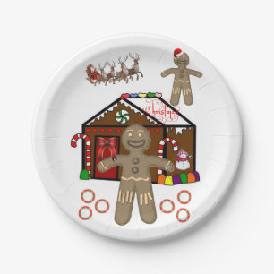 Paper plates Christmas