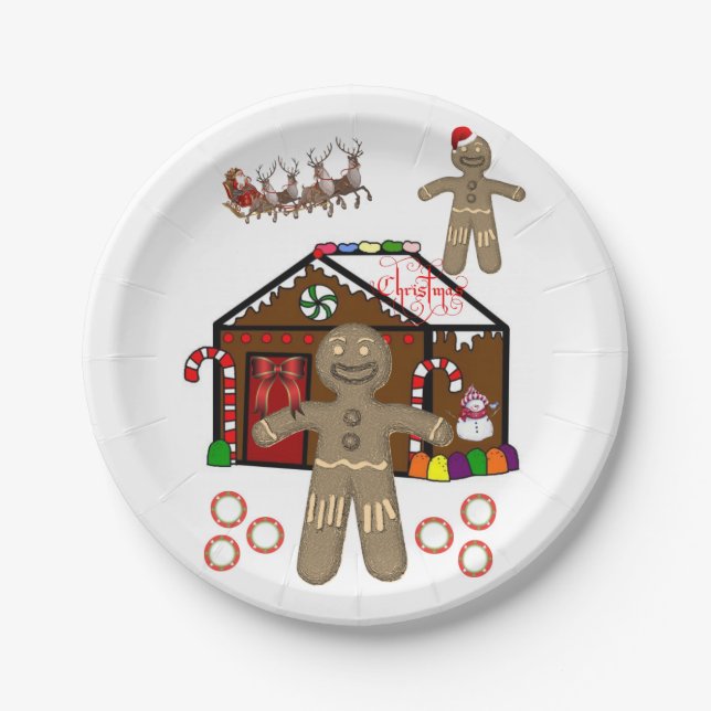 Paper plates Christmas (Front)